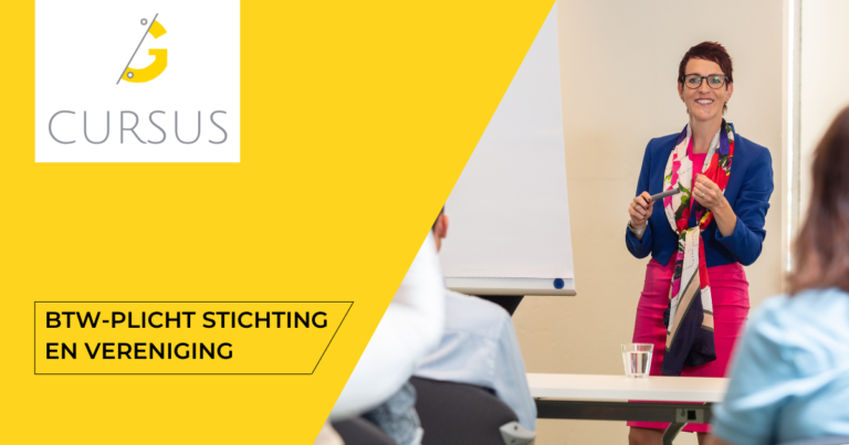 Cursus btw-plicht stichting en vereniging