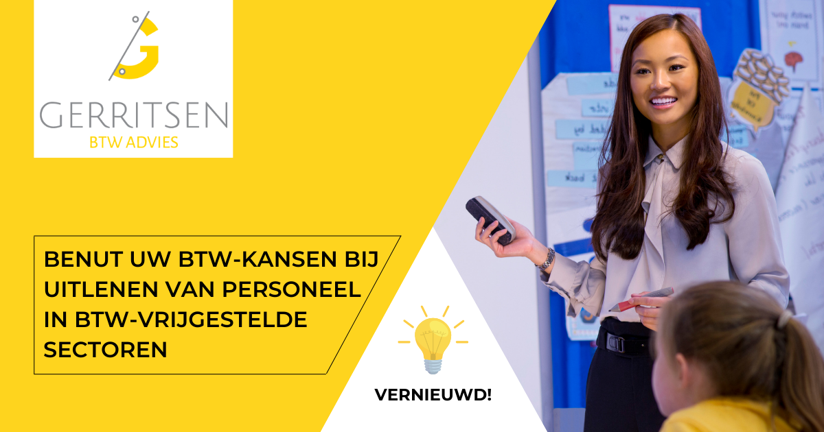 Benut uw btw-kansen bij uitlenen van personeel in btw-vrijgestelde sectoren 